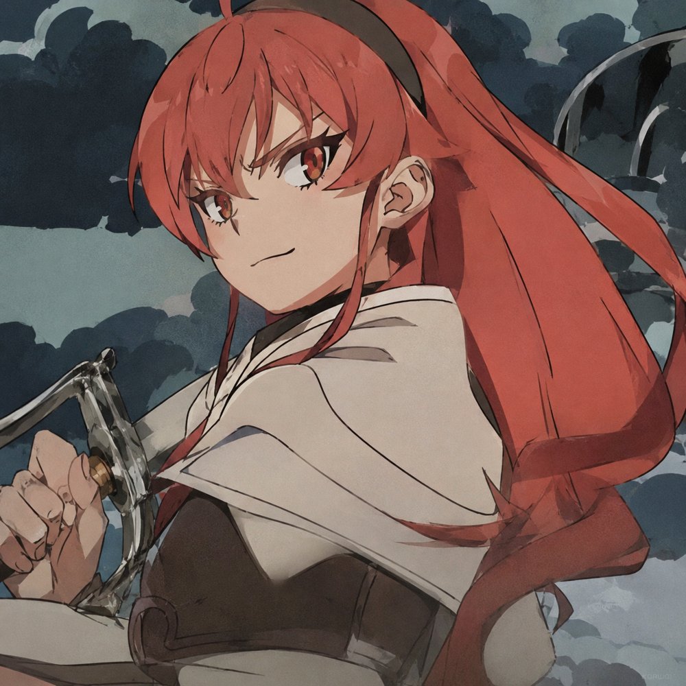 Illustration of Eris from Mushoku Tensei